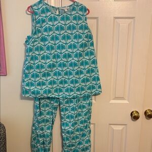 Set!! Crown and Ivy linen pant set